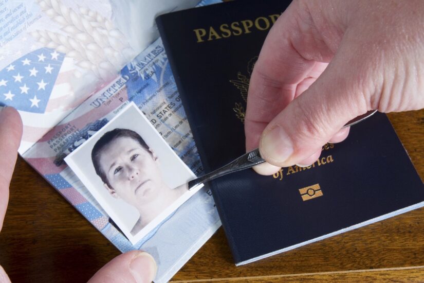 Changing a passports photo