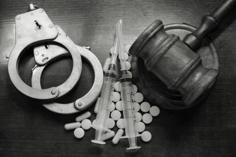 Photo of Drug and Handcuffs